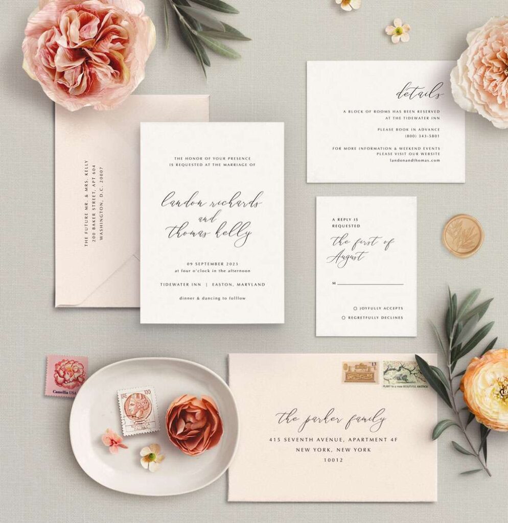 Wedding Stationery Timeline